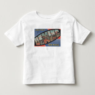 Deming, New Mexiko - große Buchstabe-Szenen Kleinkind T-shirt
