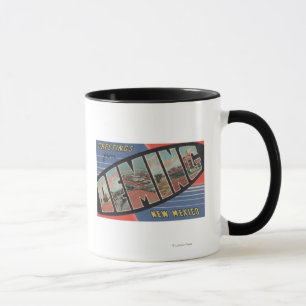 Deming, New Mexiko - große Buchstabe-Szenen Tasse
