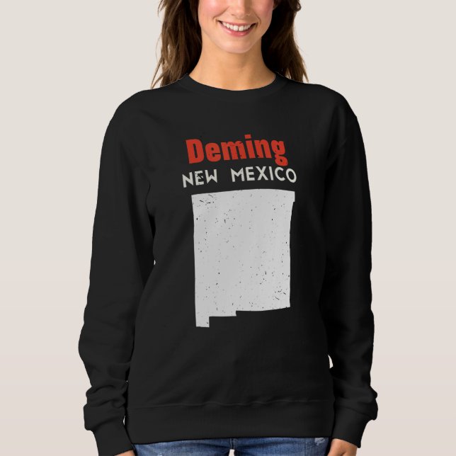 Deming USA Bundesstaat Amerika Reise Neuer Mexikan Sweatshirt (Vorderseite)
