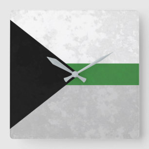 demiromantisch quadratische wanduhr