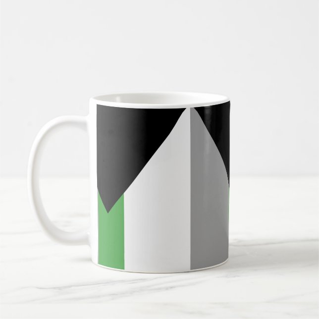 Demiromantische Stolperflagge Kaffeetasse (Links)