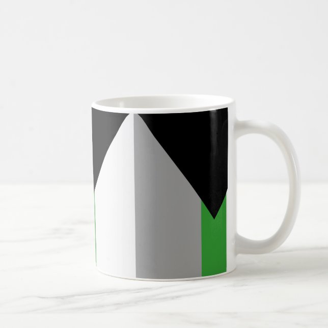 Demiromantische Stolperflagge Kaffeetasse (Rechts)
