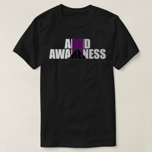 Demisexual ADHS Awareness T-Shirt (Design vorne)