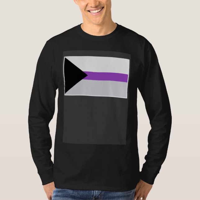 Demisexual Flag Demisexual Pride Flag T-Shirt (Vorderseite)