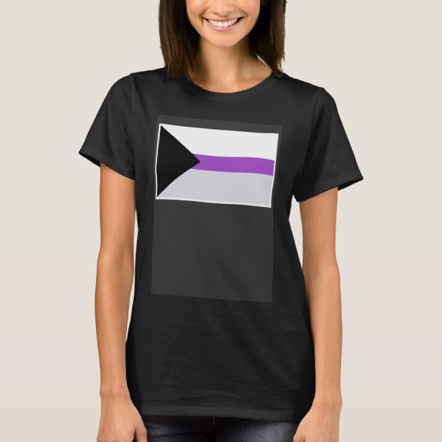 Demisexual Flag Demisexual Prilag T-Shirt (Vorderseite)