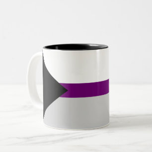 Demisexual Flag Sexualität Symbol Geschlechtsident Zweifarbige Tasse