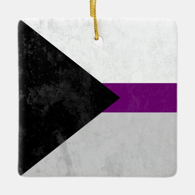 Demisexual Keramikornament (Vorderseite)