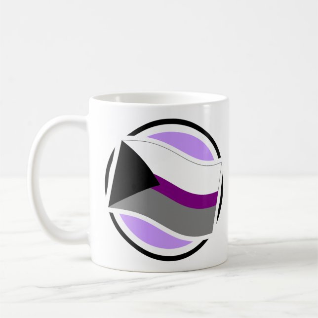 Demisexual Pop-Oben Ikone Kaffeetasse (Links)