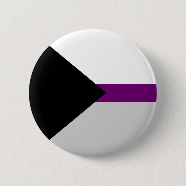 Demisexual Pride Flag LGBT Pride Button (Vorderseite)