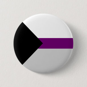 Demisexual-Stolperflagge Button