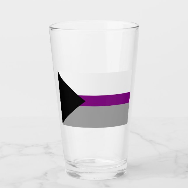 Demisexual Stolz Glas (Vorderseite)