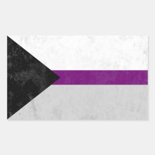 Demisexuell Rechteckiger Aufkleber