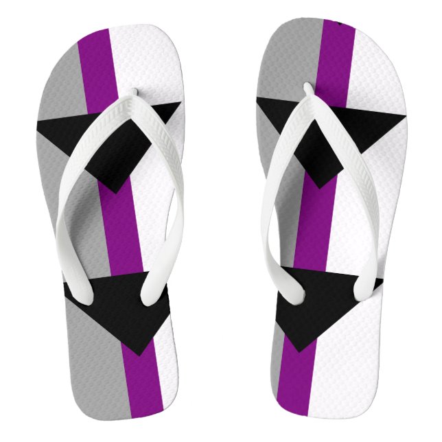 Demisexueller Stolz Flip Flops (Fußbett)