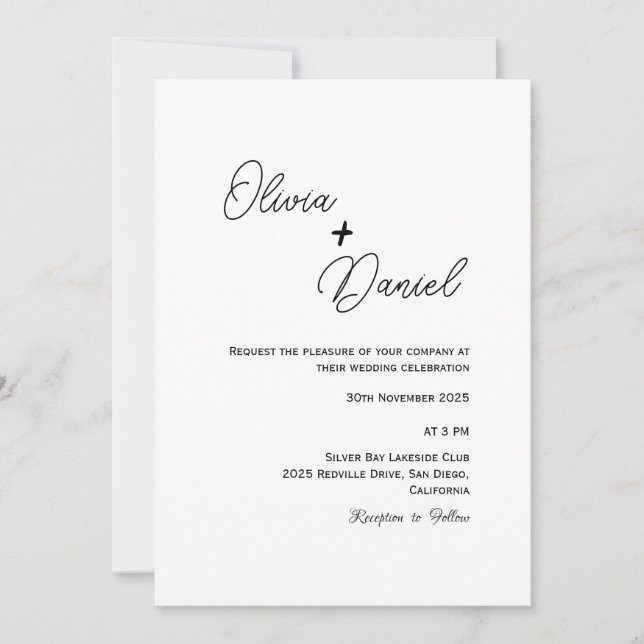 Demo 8 - Einladung (Vorderseite)