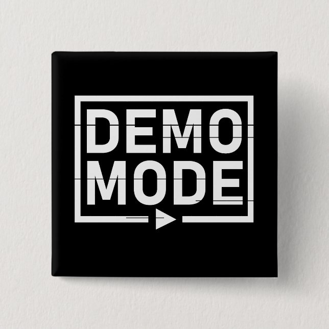 Demo-Modus Audio V2 Button (Vorderseite)