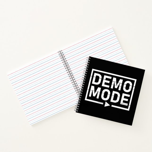 Demo-Modus Audio V2 Notizbuch (Innenseite)