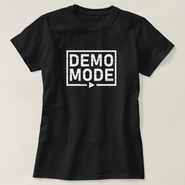 Demo-Modus Audio V2 T-Shirt (Design vorne)