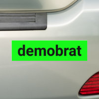Demobrat moderne Typografie schwarzen Neon grün co