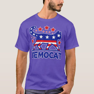 DEMOCAT Cat Ladys für 2024 V2 T-Shirt