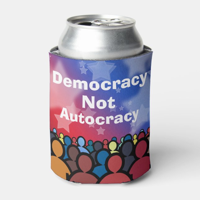 Democracy Not Autocracy Dosenkühler (Kanne Vorderseite)