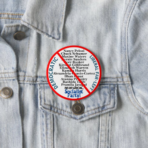 Democratic Far Left USA Button