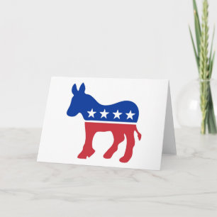 Democratic Notecard Karte