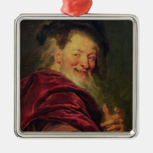 Democritus 1692 silbernes ornament