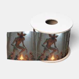 Demogorgon-Kreaturen um ein Lagerfeuer Ripsband