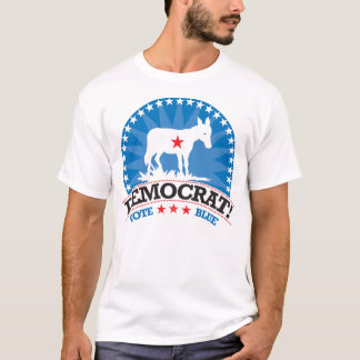 Demokrat! Abstimmungs-Blau! T-Shirt