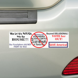 Demokrat Alexandria Ocasio-Cortez Sozialismus Autoaufkleber