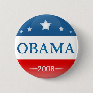 Demokrat Barack Obama 2008 Button