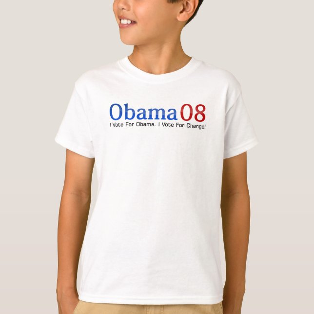 Demokrat Barack Obama Bekleidungsmitglied T - Shir T-Shirt (Vorderseite)