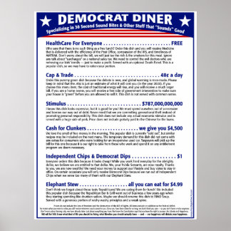 Demokrat Diner Poster