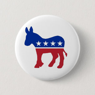 Demokrat Donkey Button