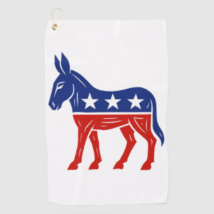 Demokrat Donkey Golfhandtuch