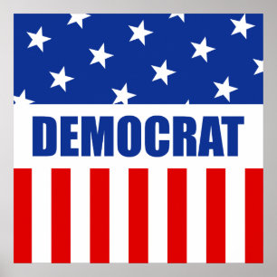 Demokrat Donkey Poster