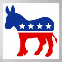 Demokrat Donkey Poster