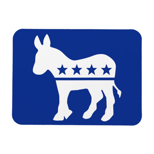 Demokrat Donkey Premium Magnet (Horizontal)