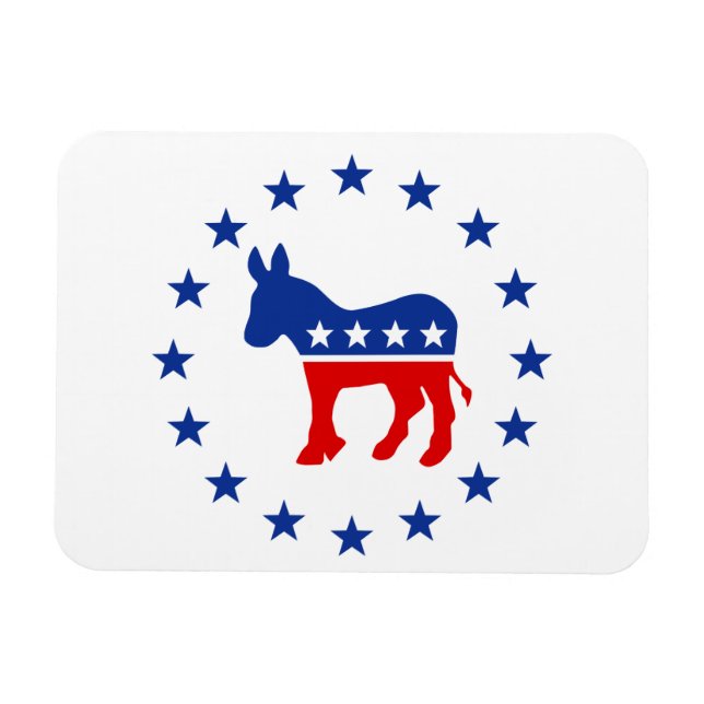 Demokrat Donkey Premium Magnet (Horizontal)