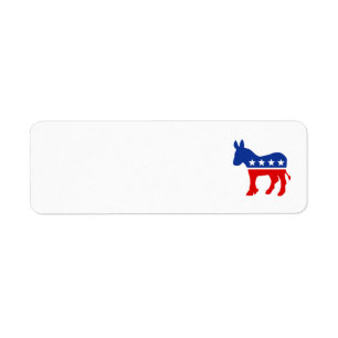 Demokrat-Esel-Aufkleber