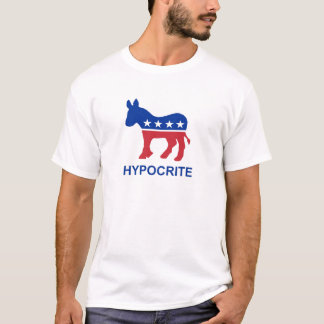 Demokrat-Esel-Heuchler T-Shirt