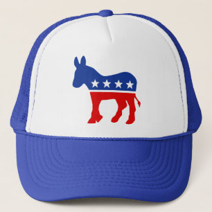 Demokrat-Esel-Hut Truckerkappe