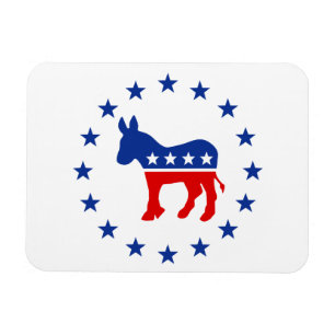 Demokrat-Esel-Prämien-Magnet Magnet