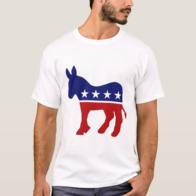 DEMOKRAT-MASKOTTCHEN T-Shirt (Vorderseite)