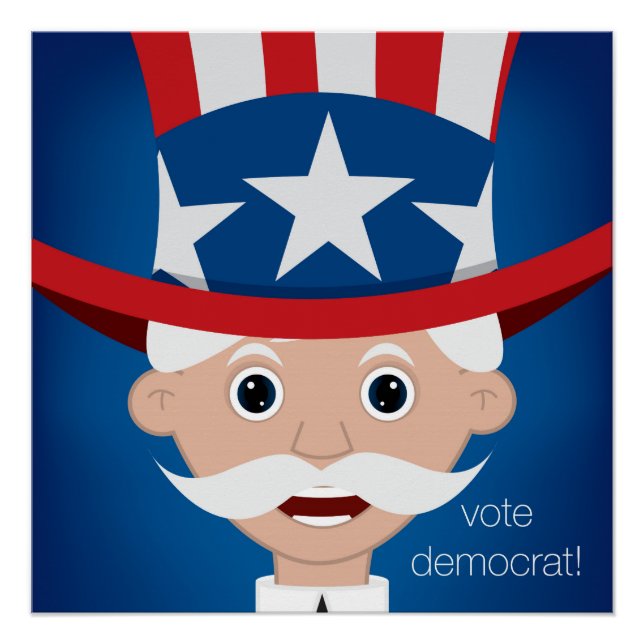 Demokrat Poster (Vorderseite)