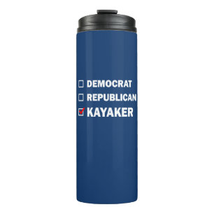 Demokrat Republikaner Kayaker Thermosbecher