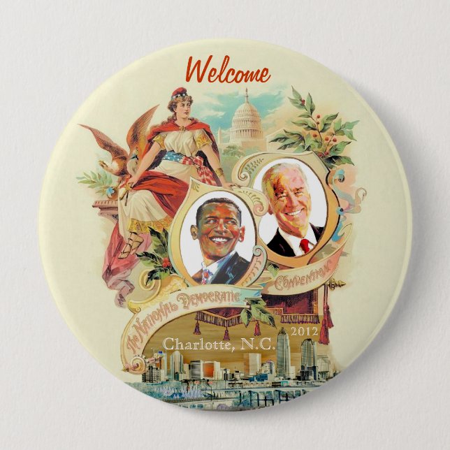 Demokrat-Versammlung des Staatsangehörig-2012, Button (Vorderseite)