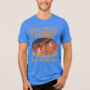 DEMOKRAT ZL X1 KP PARTEI WAHL KOSTEN T-SHIRT Tri-Blend SHIRT