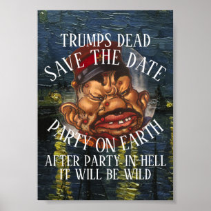 DEMOKRAT ZL X1 KP PARTEI WAHL KOSTEN TEE POSTER