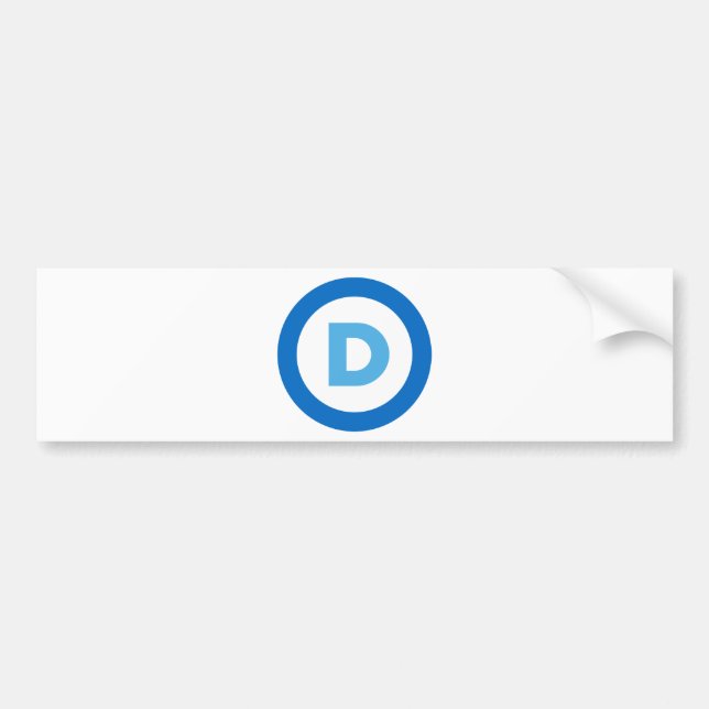 Demokraten Autoaufkleber (Vorne)